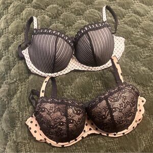 Btempted lovely 34D Bras (set of 2)